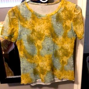 Vintage crew neck top. Unique.